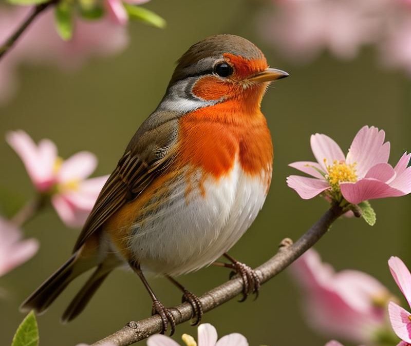 Robins at Work: Gardeners Festive Helpers